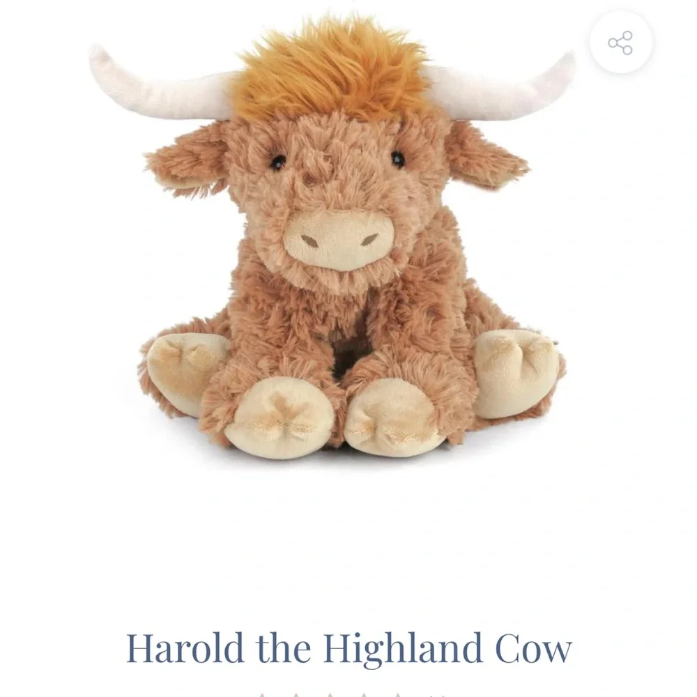 NWT RARE Mon Ami Harold the Highland Cow Plush Stuffed Toy Cute Fun (Brand New) - Picture 2 of 10